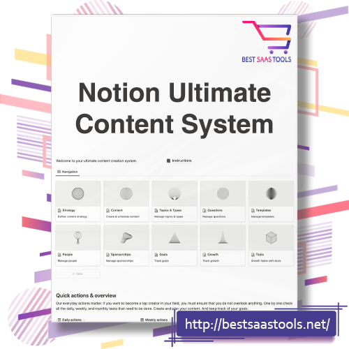 Ultimate Notion Content System