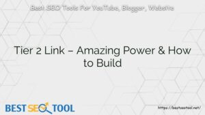 Tier 2 Link – Amazing Power & How to Build