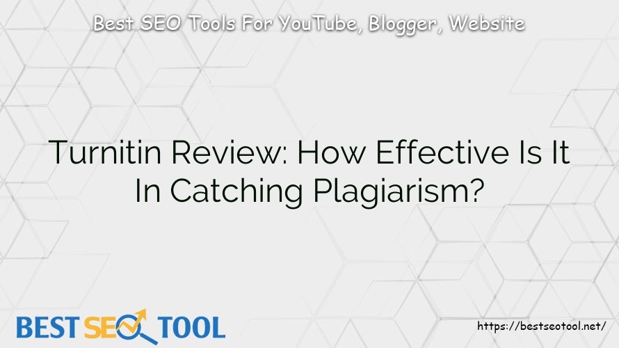 Turnitin Review:  How Effective Is It In Catching Plagiarism?