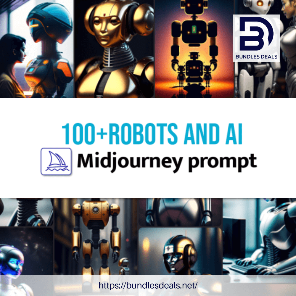 100+ Robots And AI Midjourney Prompt