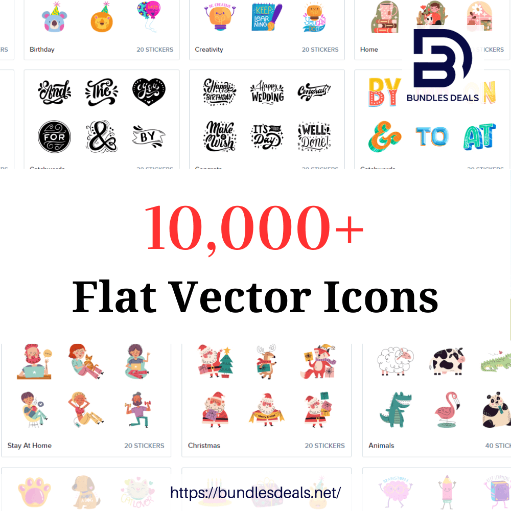 10,000+ Flat Vector Icons