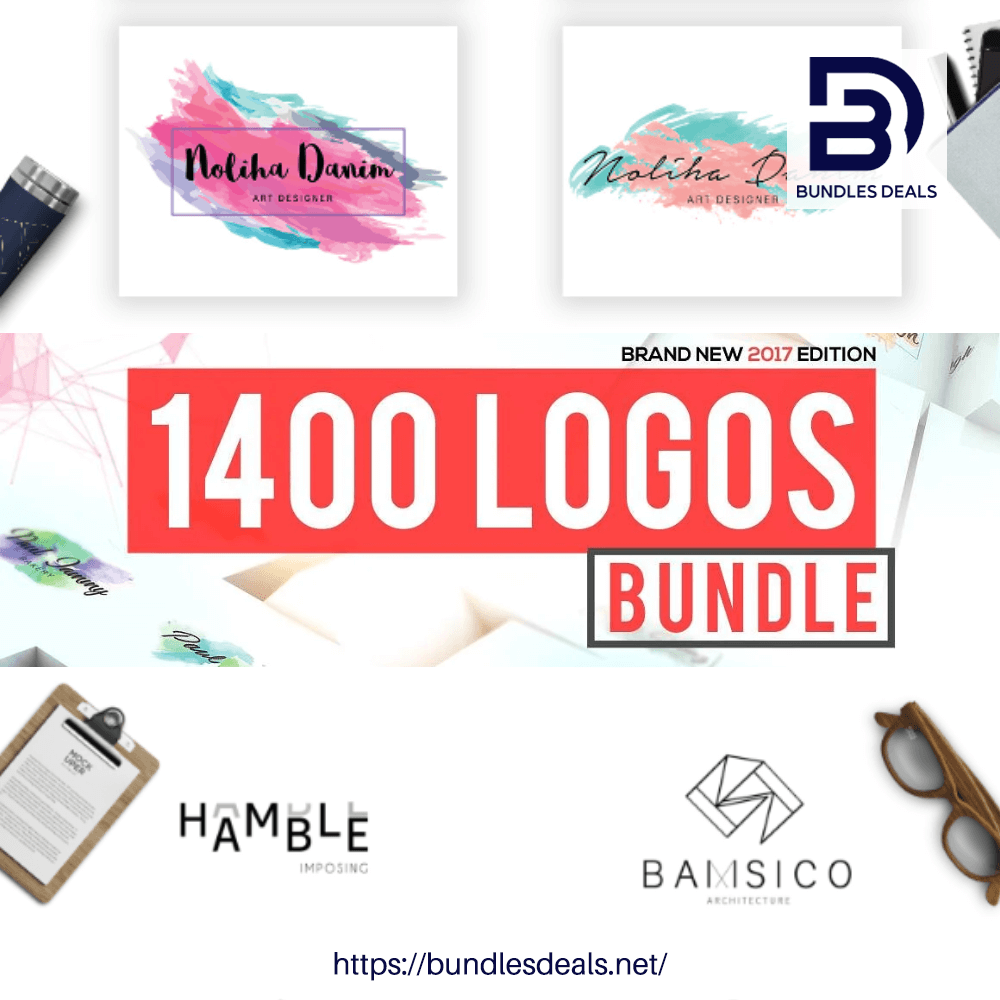 1400+ Logos Mega Bundle