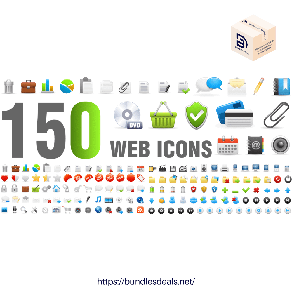 150 Web Icon Set