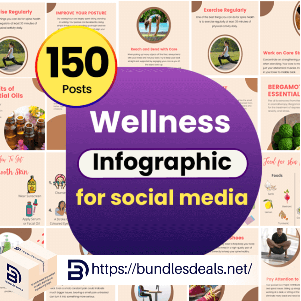 150 Wellness Infographic Posts For Social Media