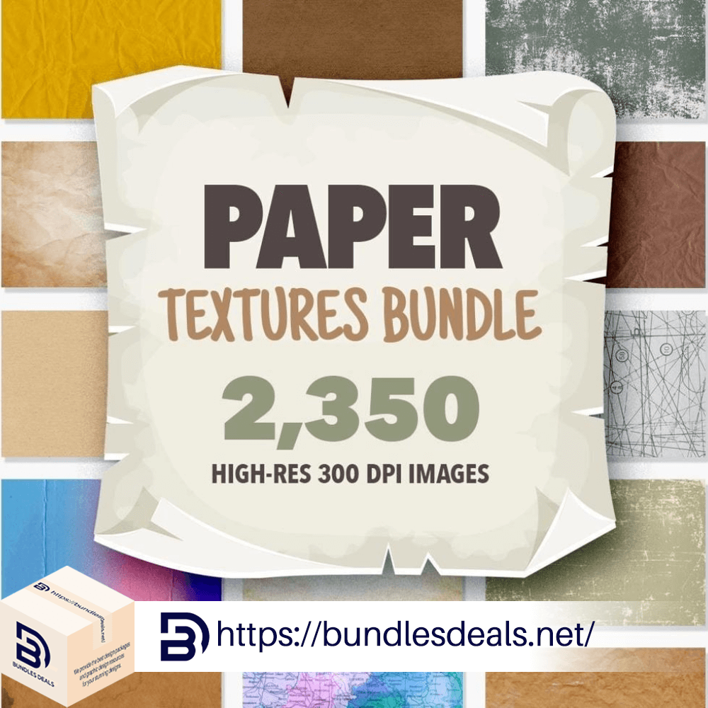 2350 Paper Textures Bundle