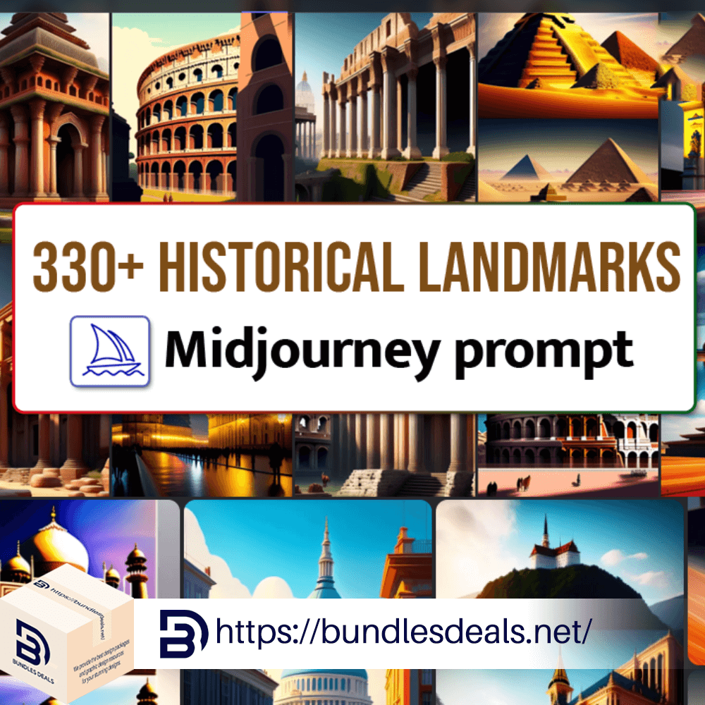 330+ Historical Landmarks Midjourney Prompts