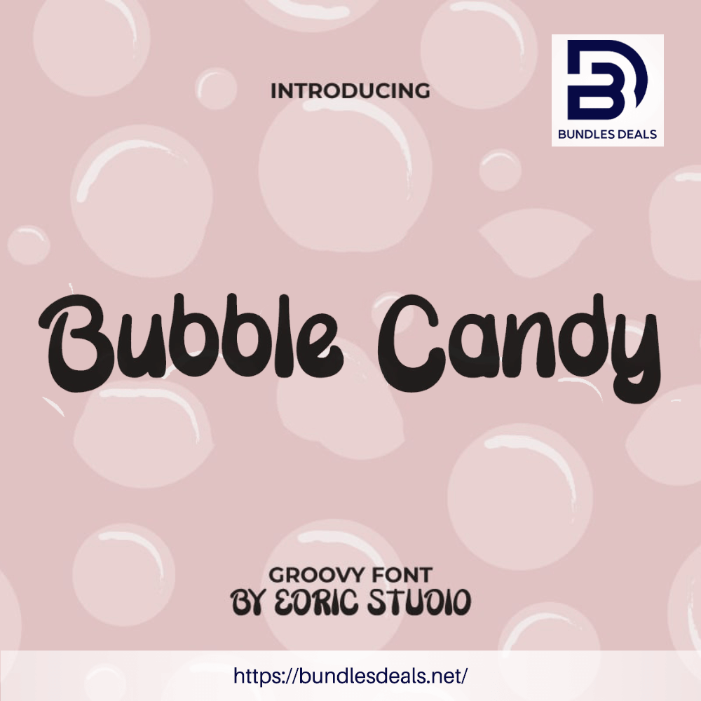 Bubble Candy Groovy Font