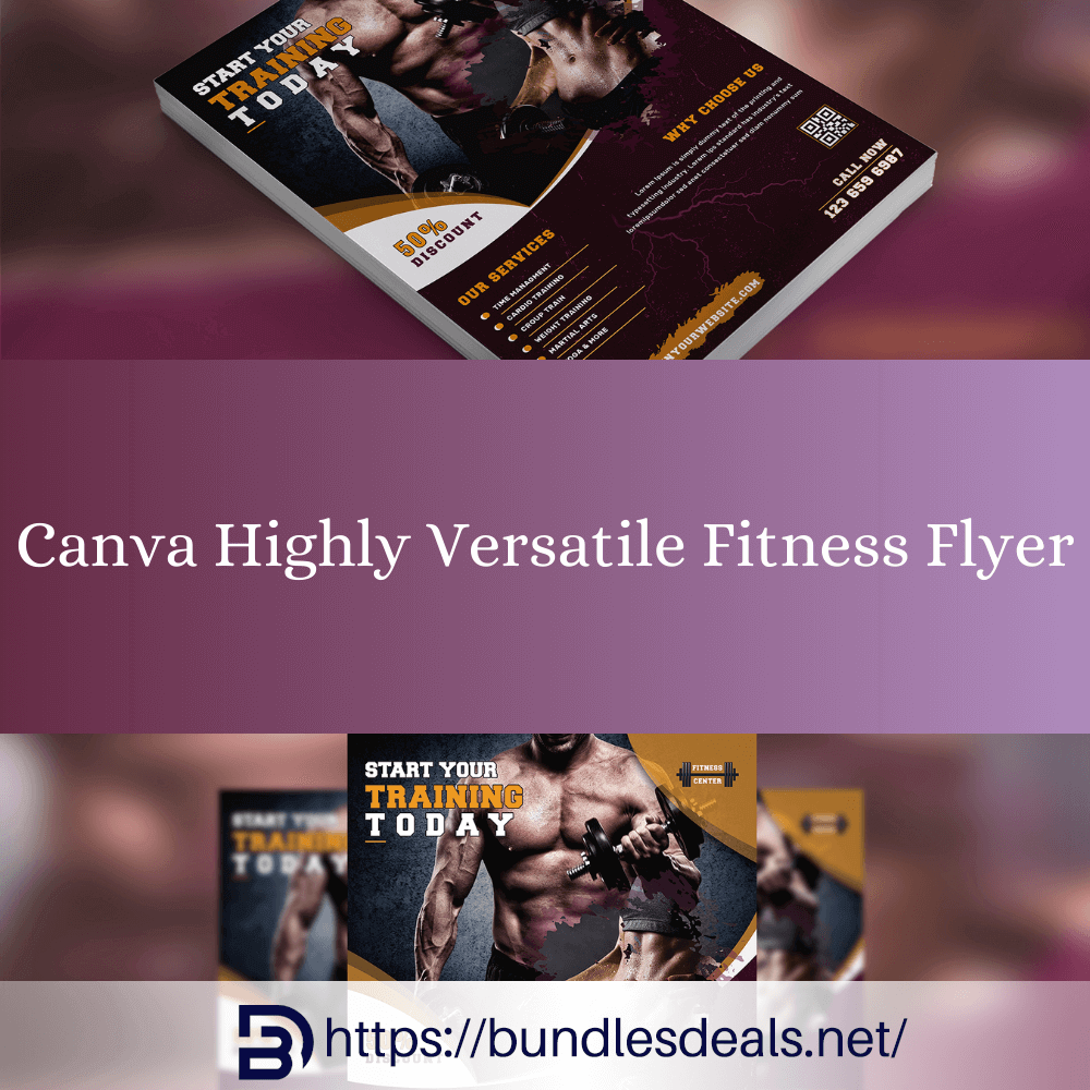 Canva Highly Versatile Fitness Flyer
