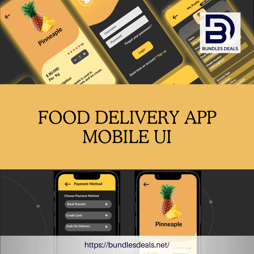 Food Delivery App Mobile UI