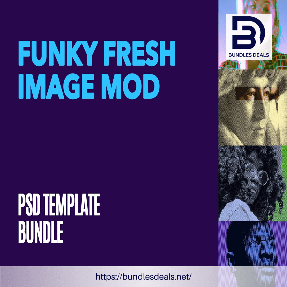 Funky Fresh Image Mod PSD Template Bundle