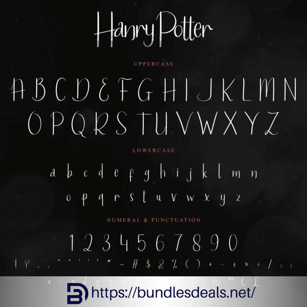 Hanry Potter Font 3