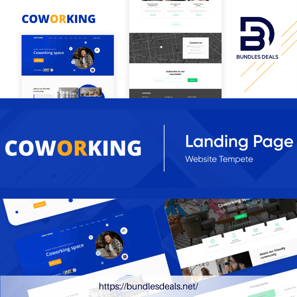 Landing Page Coworking Template