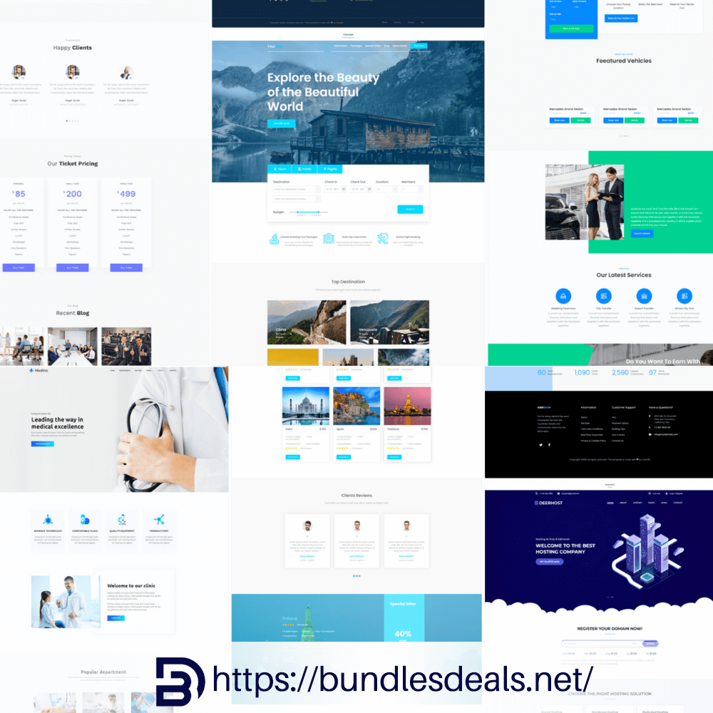 One Hundred FREE HTML5 Templates In One Bundle 4