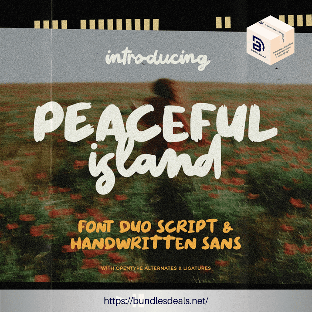 Peaceful Island Font Duo