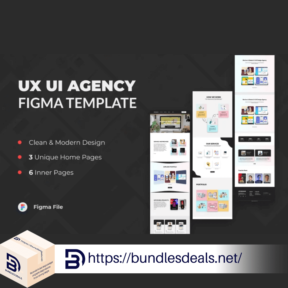 UX UI Agency Figma Template