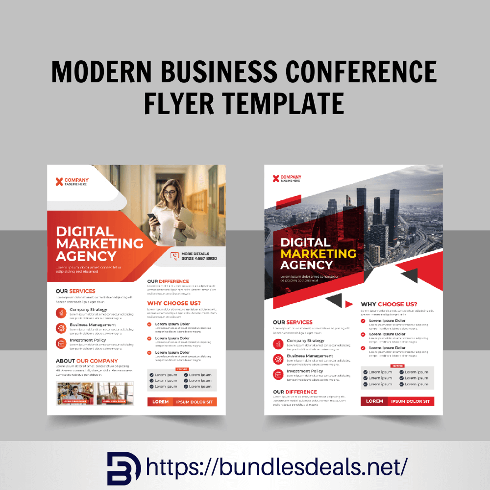 Modern Business Conference Flyer Template
