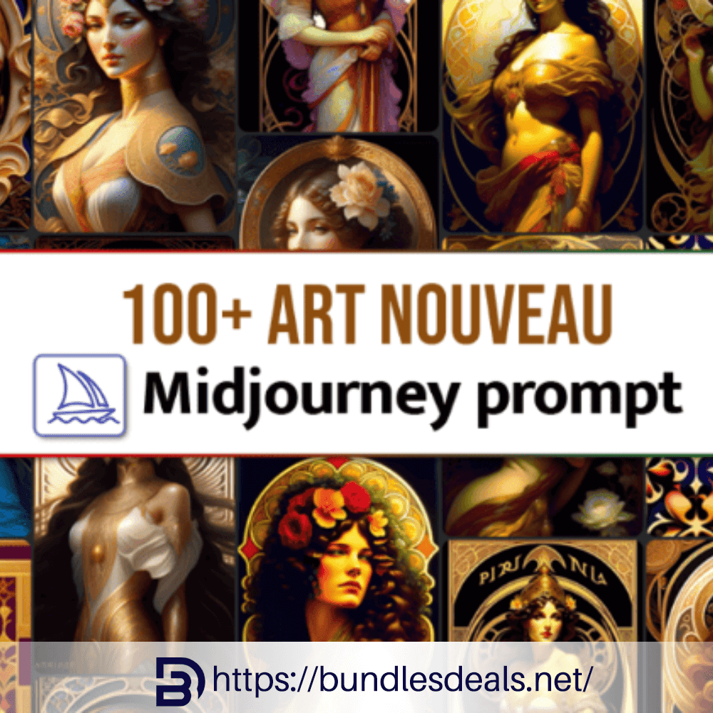 100+ Art Nouveau Midjourney Prompts