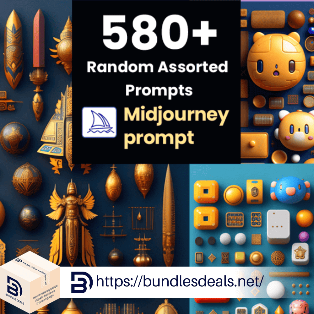 580+ Random Assorted Midjourney Prompts
