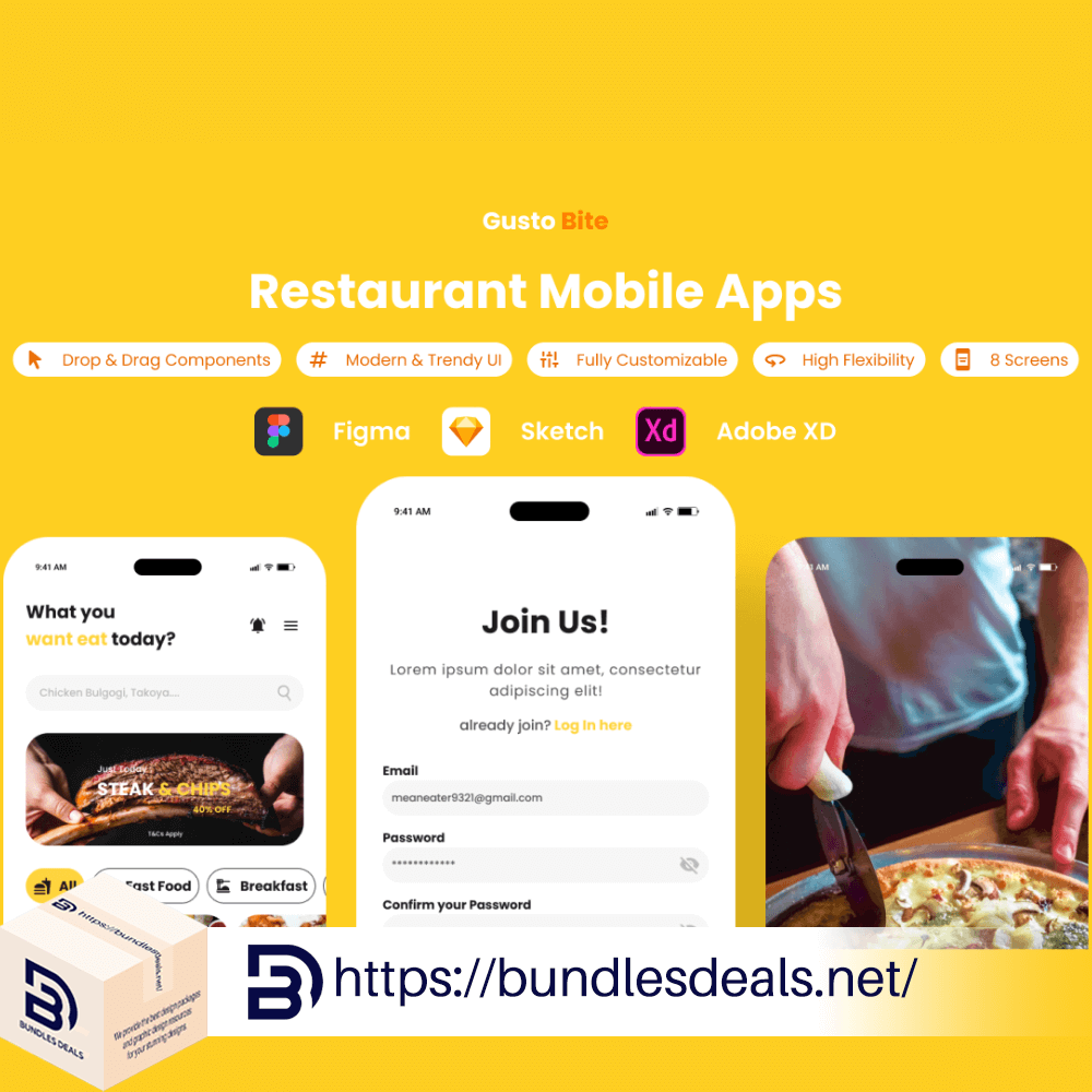 GustoBite – Restaurant Mobile App