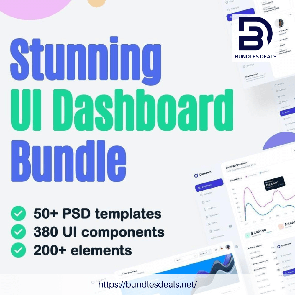 Stunning UI Dashboard Bundle