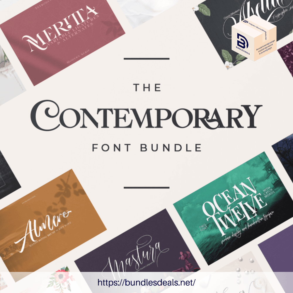The Contemporary Font Bundle