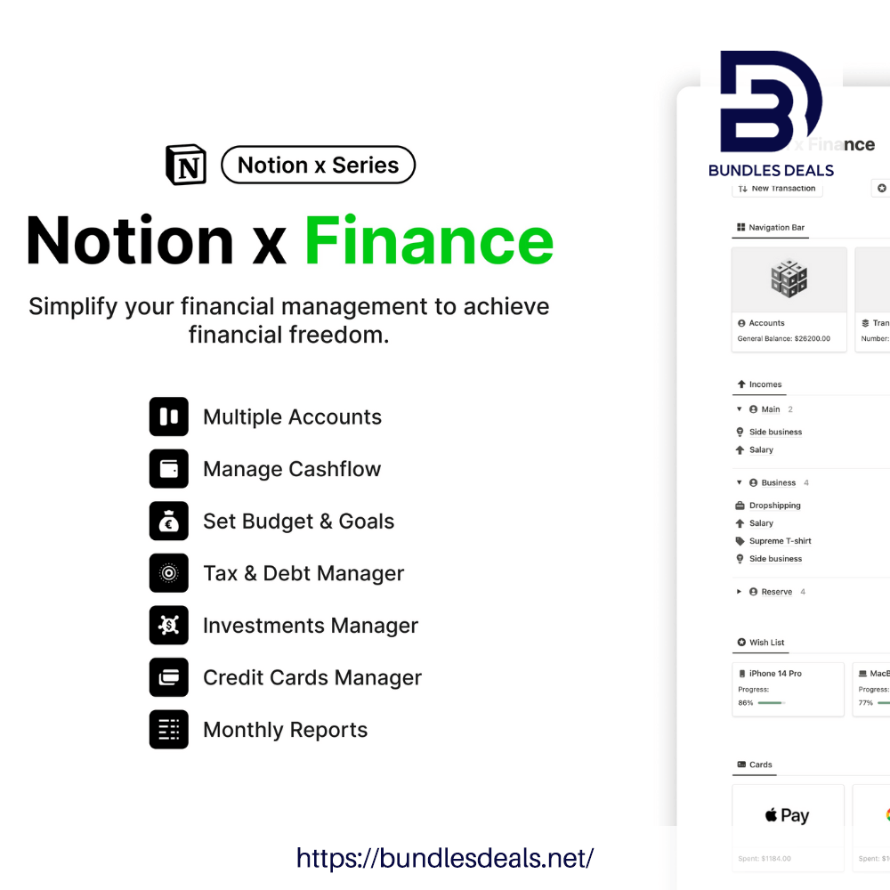 Notion X Finance Pro