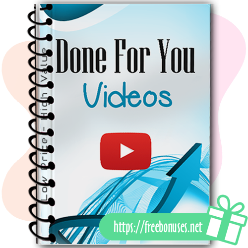 Done for you videos – 5 videos promoting ClickBank & JVZoo offers