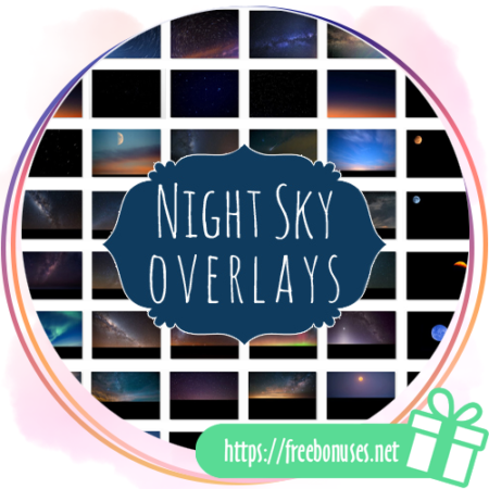 night sky photoshop overlays