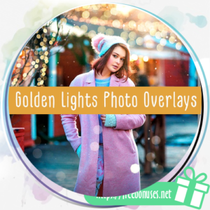80 Golden Lights Photo Overlays download