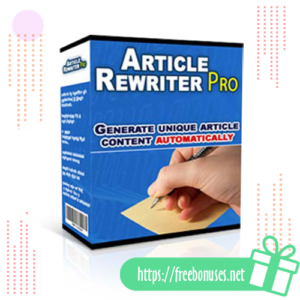 Article Rewriter Pro Software download