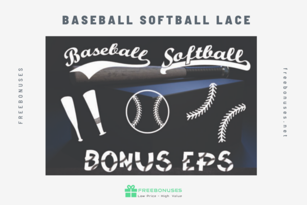 Baseball Softball Lace Font