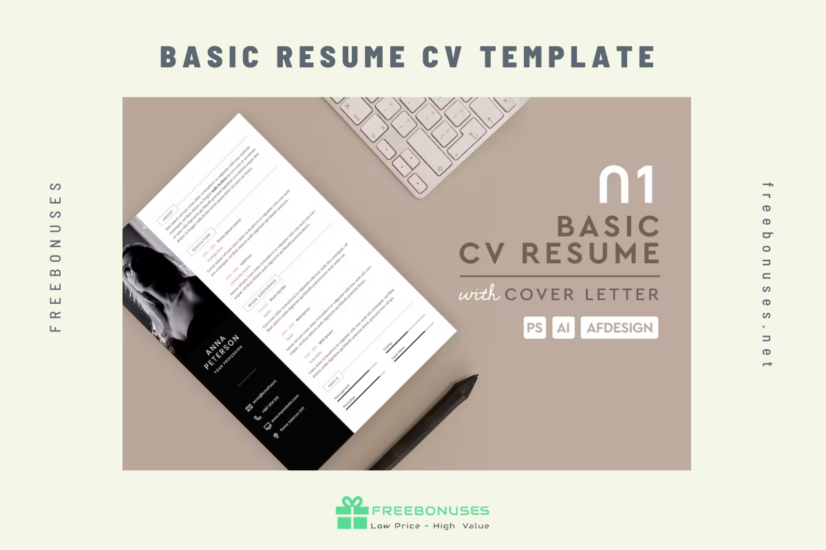 Basic Resume CV Template