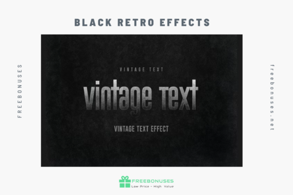 Black Retro Effects