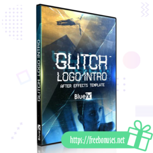 Glitch Intro Logo After Effects Template download