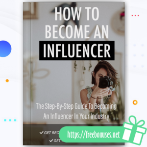 How To Become An Influencer ebook