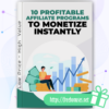 10 Profitable Affiliate Programs To Monetize Instantly ebook