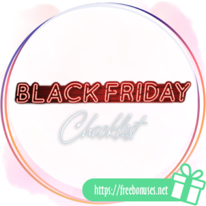 The Ultimate Black Friday Checklist free