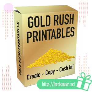 Gold Rush Printables