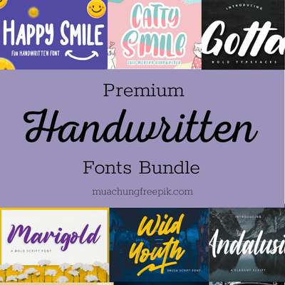 Premium Handwritten Fonts Bundle