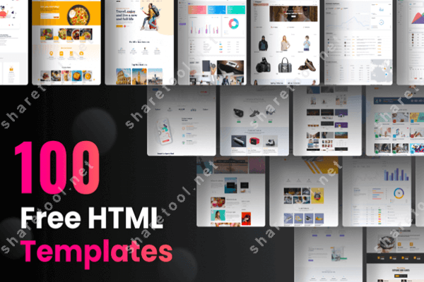 One Hundred FREE HTML5 Templates