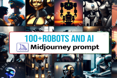 100+Robots and AI Midjourney Prompt