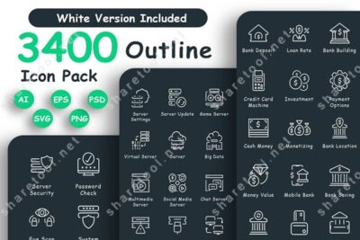 3400 Professional Outline Icon
