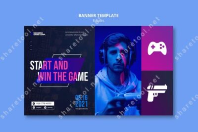 Gaming Concept Social Media Banner