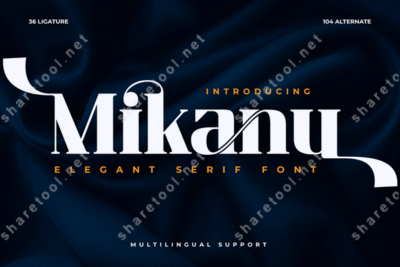 Mikanu Serif Classic Modernism Font
