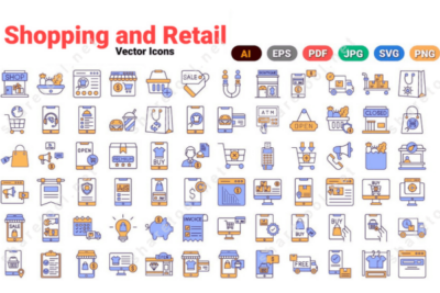 Shopping and Retail Vector Icons