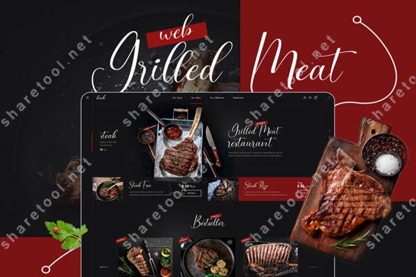 Steak Food Delivery UI Kit