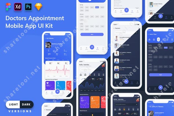 Doctor Appointme­nt Mobile App UI Kit