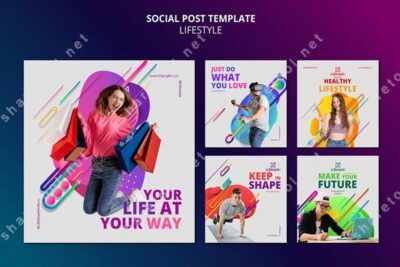 Lifestyle Social Media Post Template