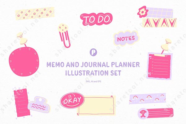 Essentials Planner Stickers for Dotted Journals (Set of 550+