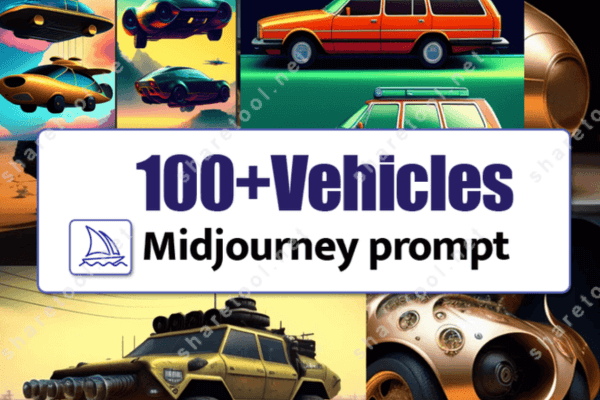 100+ Vehicles Midjourney Prompt